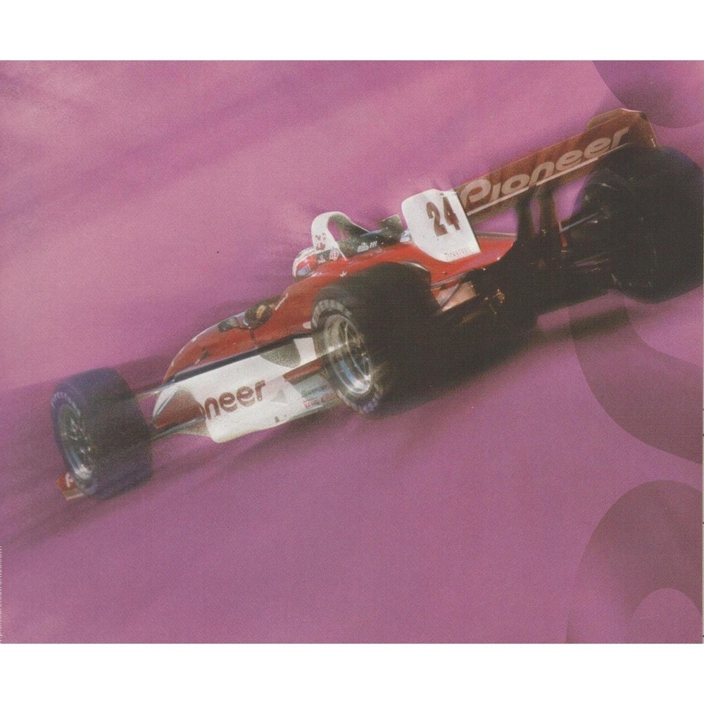 Vintage 1999 Pioneer Print Ad‎ Indy Race Car Auto Audio CD Receiver Electronics